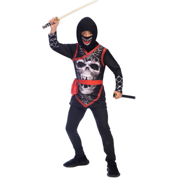 Halloween Spooky Ninja Samurai Horror Kostüm für Kinder