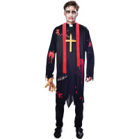 Halloween Kostüm Zombie Priester Horror Vicar