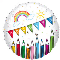 Folienballon zur Einschulung ABCDEFG