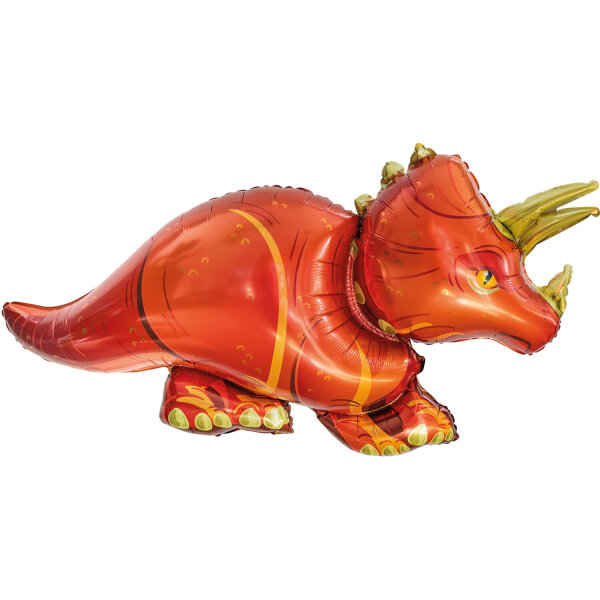 Folienballon Dinosaurier oder Dino Triceraptops