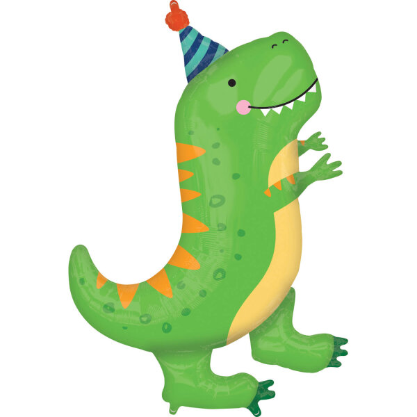 Folienballon Dino oder Dinosaurier Dinomite Rex