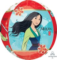 Folienballon Mulan als Orbz® bzw. Kugel