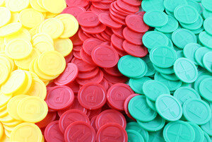 100 Pfand Chips oder Token