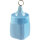 Ballongewicht als Nuckelflasche für Babys in blau