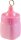 Ballongewicht als Nuckelflasche für Babys in pink bzw. rosa