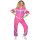 80 er Jahre Trainingsanzug für Damen und Herren zur Aerobic pink