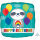 Folienballon Happy Birthday fröhliches Faultier