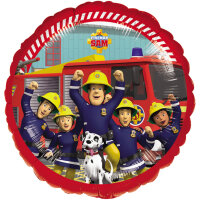 Folienballon Fireman Sam und seine Freunde