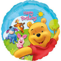 Folienballon Happy Birthday Winnie the Pooh