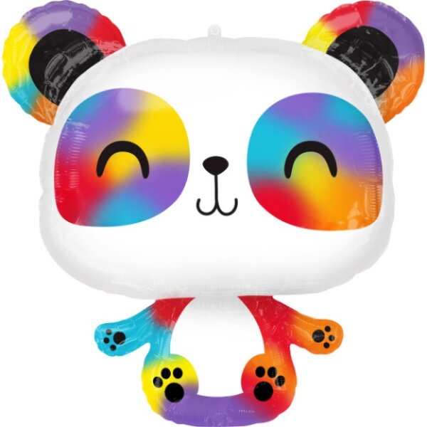 Folienballon lustiger Panda 60cm