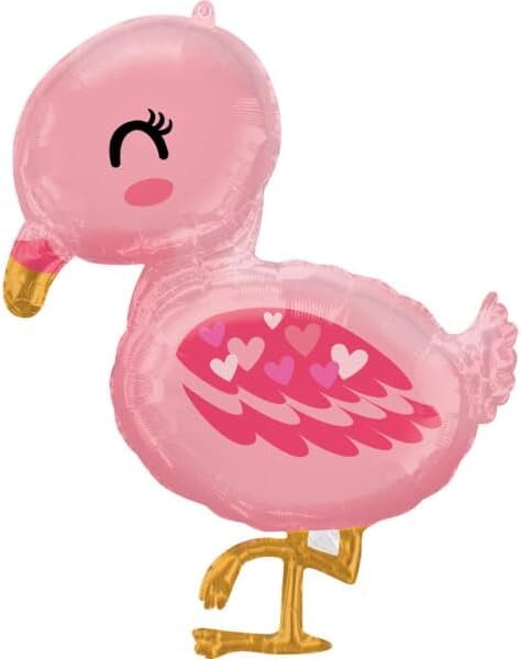 Folienballon Baby Flamingo 81 cm