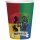 8 Hogwarts Harry Potter Trinkbecher Pappe 250ml