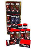 Yellow Devil Box Silvester Leucht Feuerwerk Sortiment