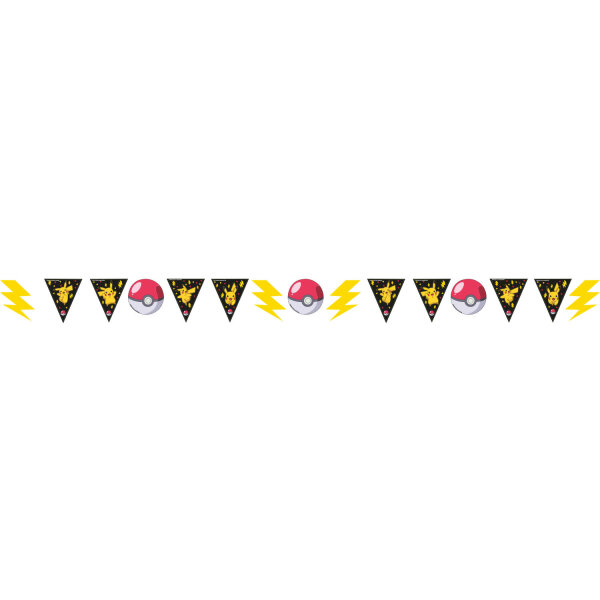Pokemon Deko Party Wimpel Girlande Pikachu