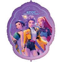 Folienballon K-Pop Demon Hunters Super Size  75 x 56 cm