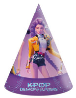 6 Party Hüte K-POP Demon Hunters Papier