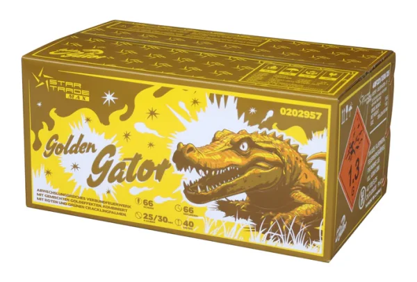 Golden Gator Feuerwerk Verbund von Startrade