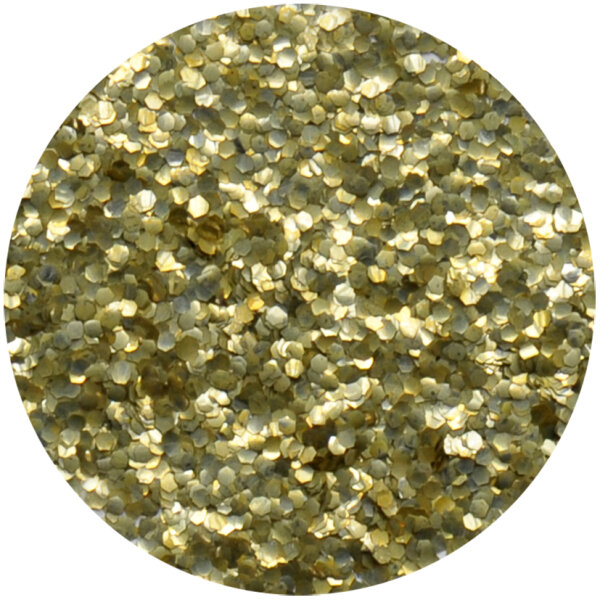 Eulenspiegel biologisch abbaubarer Effekt Glitter Glitzer Gold grob