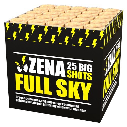 Zena Full Sky Feuerwerk Batterie von Lesli