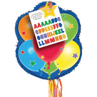 Pinata Luftballons personalisierbar als Zugpinata