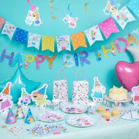 Wimpelkette Peppa Pig Party Deko Papier 2,4 m