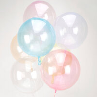 Orbz Folienballon Kugel 40cm als Christal Clearz