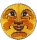 Riesen Laterne Mond als Gesicht Lampion 60cm