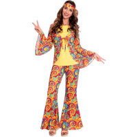 70 er Jahre Hippie Damenkostüm Hippy Woman Kostüm