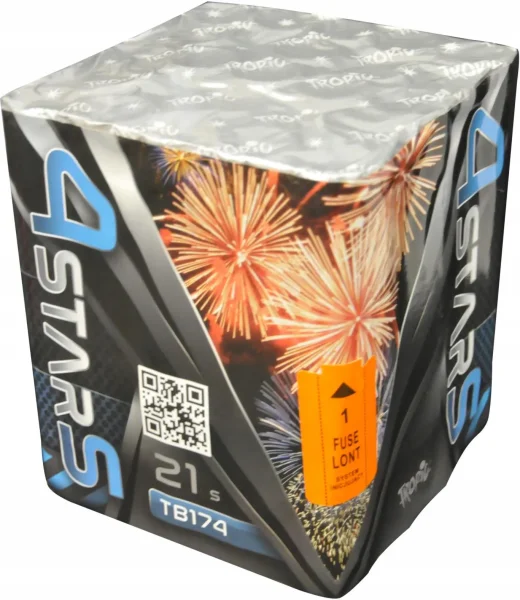 Tropic 4 Stars Slvester Feuerwerk Batterie
