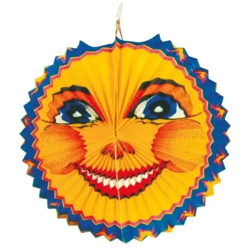 Laterne lächelnder Mond als Lampion