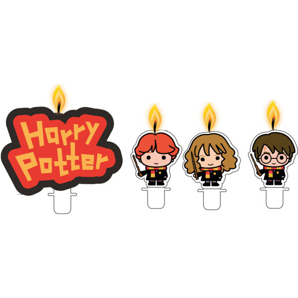 4 Harry Potter Ron Hermine Figurenkerzen