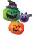 Halloween Spooky Kürbis Folienballon als Multiballon 86 cm