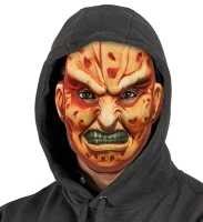 Maske für Freddy Killer oder Psychopaten Stoff