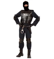 Kostüm SWAT Agent Polizist Spezialeinheit s.w.a.t. für Erwachsene