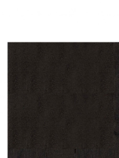 10 Servietten schwarz 33 x 33 cm