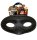 Schwarze Augenmaske für Halloween oder Venedig