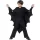 Halloween Schwarzer Vampir Fledermaus Umhang für Kinder