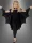Halloween Schwarzer Vampir Fledermaus Umhang für Kinder