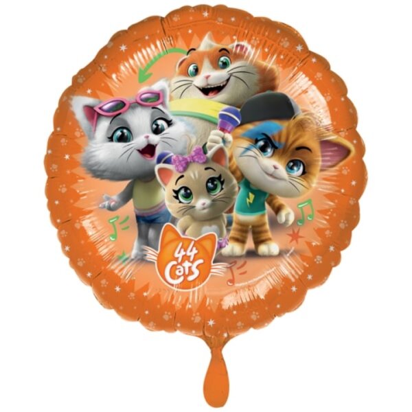 Folienballon 44 Cats aus der Serie 44 Gatti