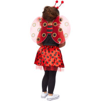 Kinder Kostüm Tutu oder Tütü-Set Marienkäfer Ladybug 3-8 Jahre