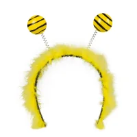 Haarreif Biene mit gelben Plüsch Bee