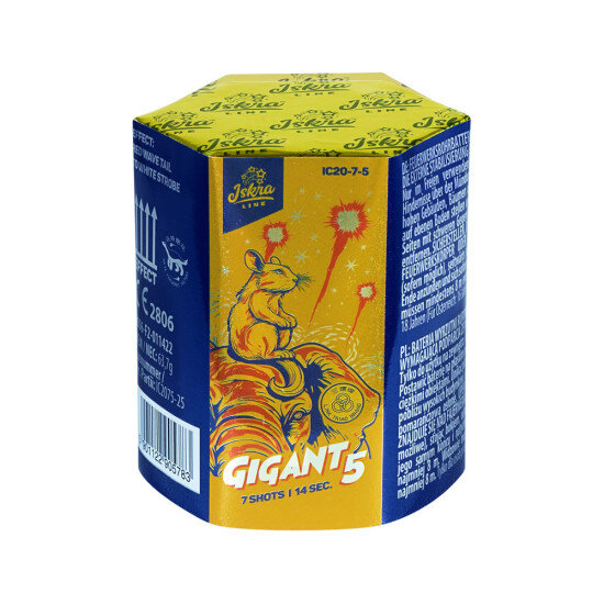 Funke Iskra Gigant 5 Batch 2026 Feuerwerk Batterie