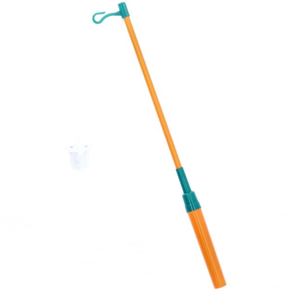 Elektrischer Laternenstab orange 40cm für Laternen LED weiss