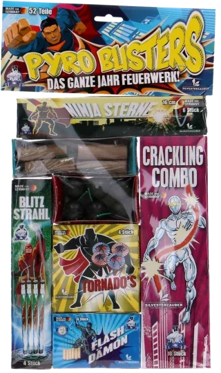 Feuerwerk jugendfrei Sortiment Pyro Busters