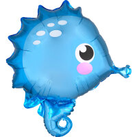 Folienballon als Seepferdchen 53cm