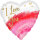 Folienballon Herz I Love You