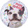 Folienballon Happy Birthday mit Hund