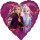 Folienballon Herz Anna & Elsa Frozen mit Herbstlaub von Disney