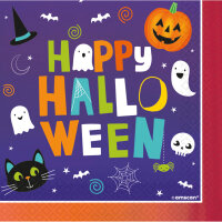 16 Halloween Friends Servietten FSC 33 x 33 cm