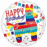 Kopie von Folienballon Happy Birthday mit Hund #1